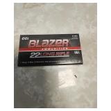 20 rounds of Blazer Ammunition 22LR