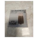 20 rounds of sterling 7.62x39mm FMJ