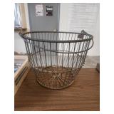 Vintage metal wire egg ?? basket ??