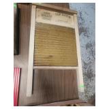 Vintage washboard