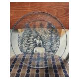 Native American glass plate
