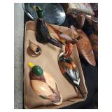 Avon perfume, ducks,and pheasant
