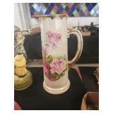 hand painted pearl flower vase