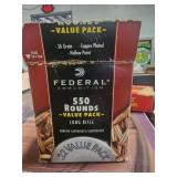 550 rounds of 22LR Federal