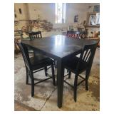 Black Table with 4 chairs