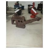 Cast iron steam excavator toy