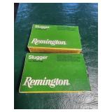 2 boxes of Remington 12 GAUGE Sluggers