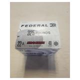 325 rounds of 22LR Federal