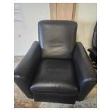 Black office reclining chair