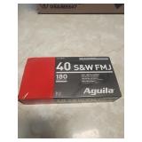 50 rounds of Aguila s&w FMJ