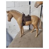 Johnny west Pancho palomino pony with saddle