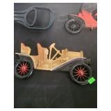 Cast aluminum while hanging car