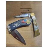 2 american pocket knives