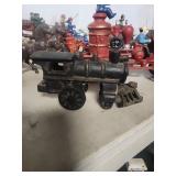 Cast iron caboose train