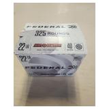 325 rounds of 22LR Federal