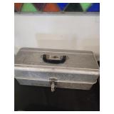 Tackle box with fishing ?? gear