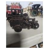 Cast iron Hubley crash car  motorcycle ?? toy
