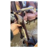 Brand new rolled rawhide brow band bridle