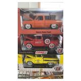 M2 Die-Cast Chevy Trucks, 3pcs