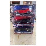 Fast & Furious Die-Cast Cars, 3 pcs