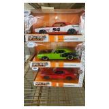 Big Time Muscle Die-Cast Barracuda Cars, 3 pcs