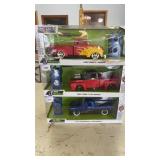 Chevy & Ford Die-Cast Pickup Trucks