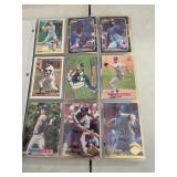 Binder 0064, 180 cards 1993 MLB Topps and Leaf
