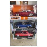 3 Die-Cast Chevy Cars
