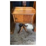 Vintage Mahogany Smoke Stand Pedestal Table