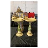 Jim Shore St. Francis Bird Baths, 3pc
