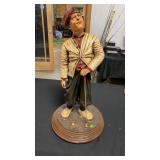 24" Moe (3 stooges) golf statue