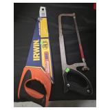 2 hand saws