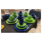 42 piece set of fiesta ware