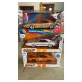 3 Die-Cast Charger Cars