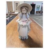 Lladro Bountiful Blossoms porcelain figurine