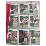 Binder 0066, 180 NFL 1991 Rookie cards