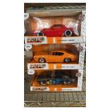 Big Time Muscle Die-Cast Pontiac Cars, 3 pcs