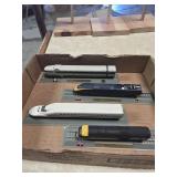 4 metal shuttle trains