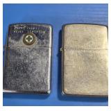 2 zippo lighters