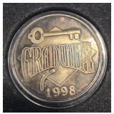 1998 Graduation Fine Silver Coin
