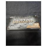 50 rounds of 40 S&W Blazer Ammunition