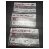 15 rounds of Winchester super x 12gauge