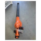 Black and Decker blower with 2 batteries and