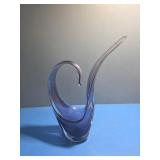 Mid-Century art vase in Murano glass