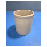 Vintage stoneware crock missing carring handle