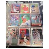 Binder0226 17 pages of MLB cards