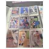 Binder0115 180 MLB cards including Ken Griffey Jr