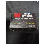 20 rounds of WPA Polyformance 7.62x39mm FMJ