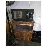 Microwave and stand