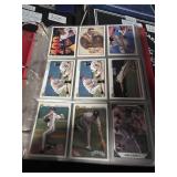Binder0225 15 pages of MLB cards